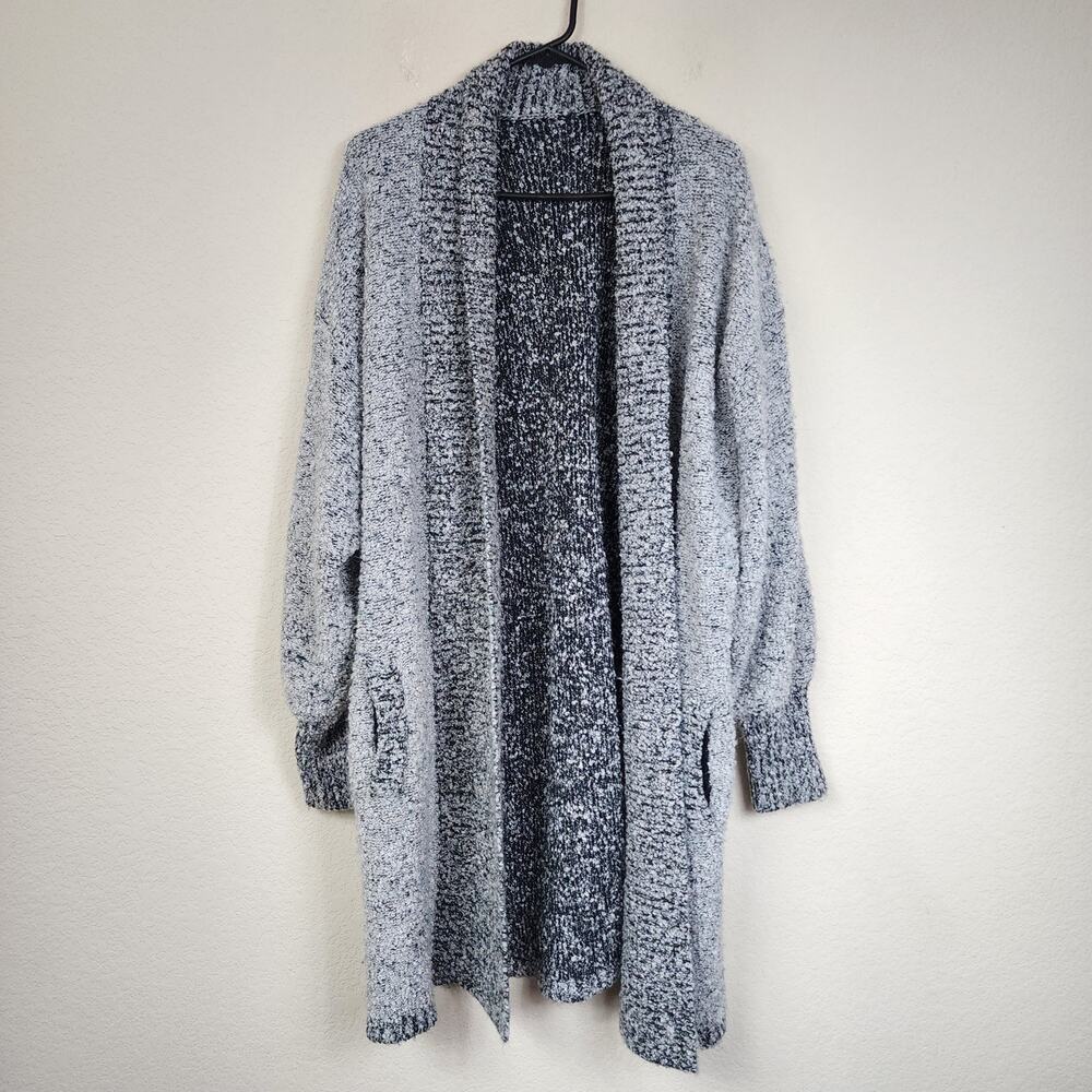 Vintage Grey Gray Knit Cardigan Sweater